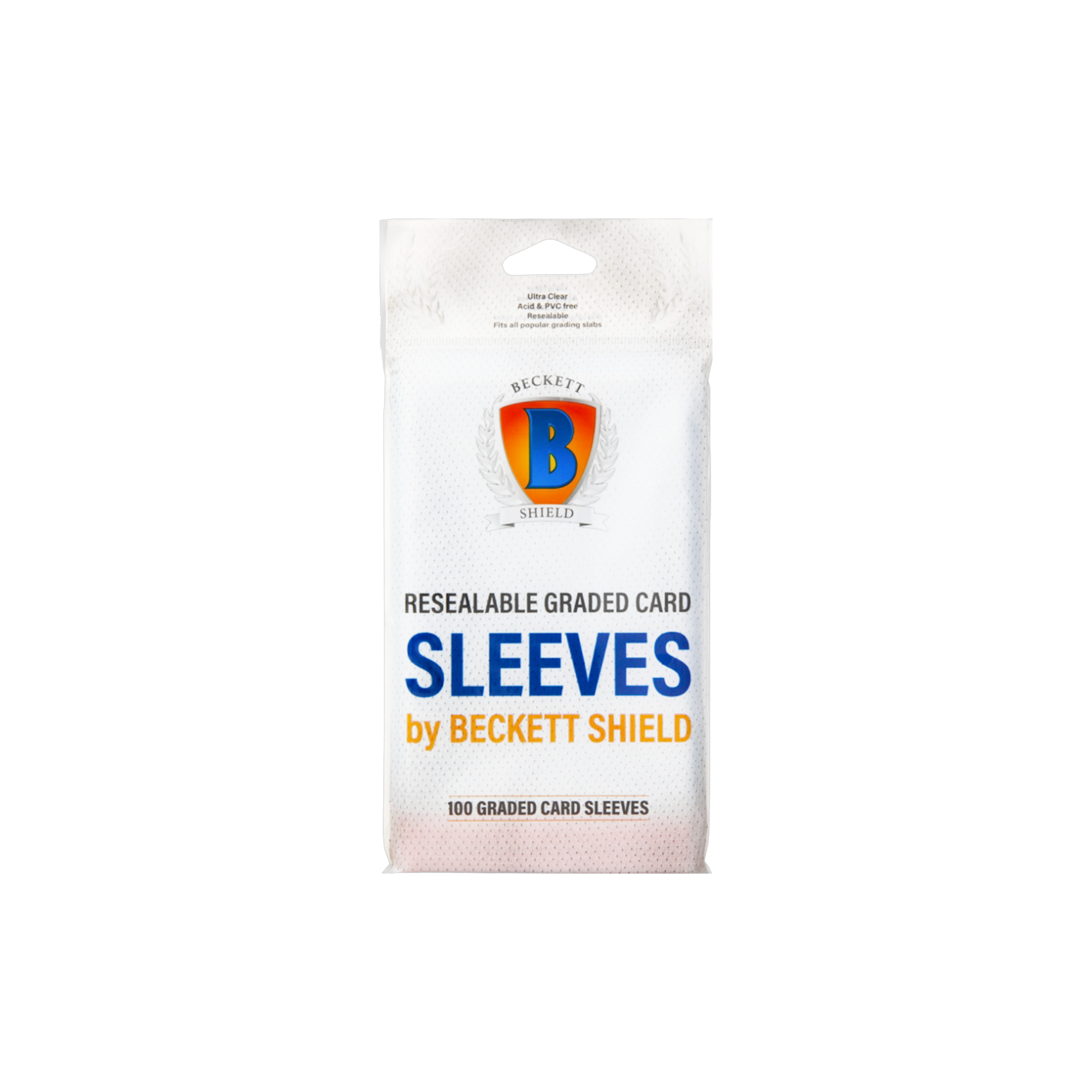 100 Beckett Shield Graded Card Sleeves - Ultra Clear & Resealable For PSA & Beckett Cards Team Bags 100 Beckett Shield Graded Card Sleeves - Ultra Clear & Resealable For PSA & Beckett Cards Team Bags