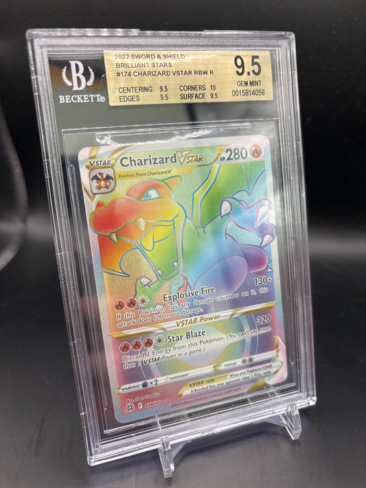 Charizard VStar Rainbow Rare #174 BGS Gem Mint 9.5