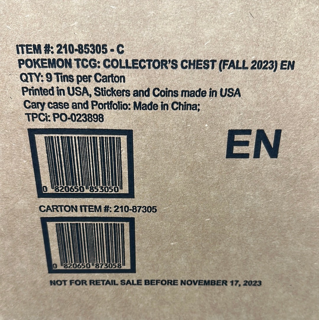 Pokemon Fall 2023 Collector’s Chest
