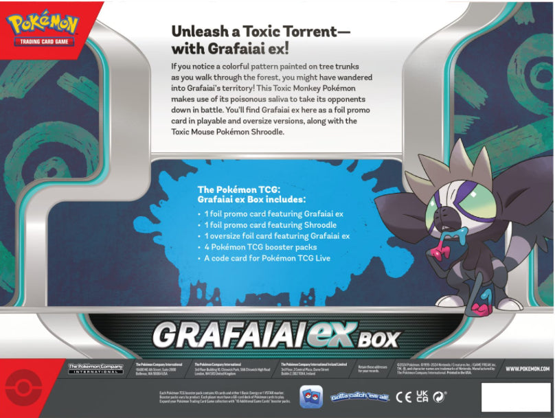 Pokémon TCG: Grafaiai ex Box